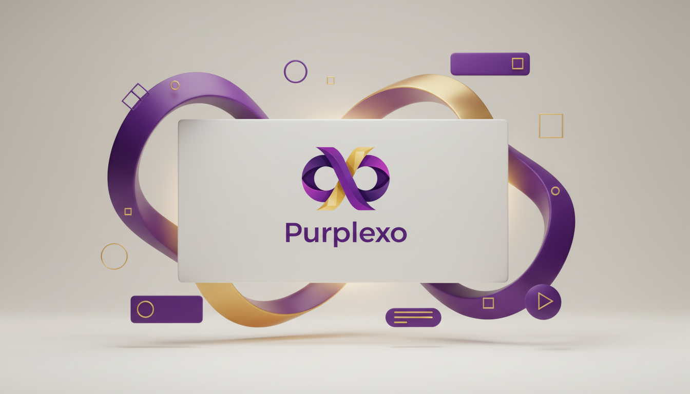 purplexo.com brand mockup