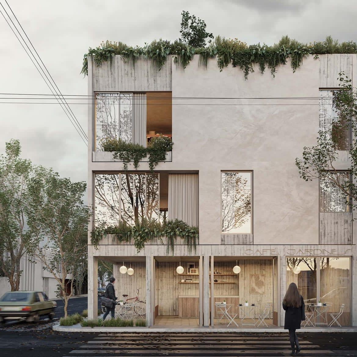 Render del proyecto estructural Almae