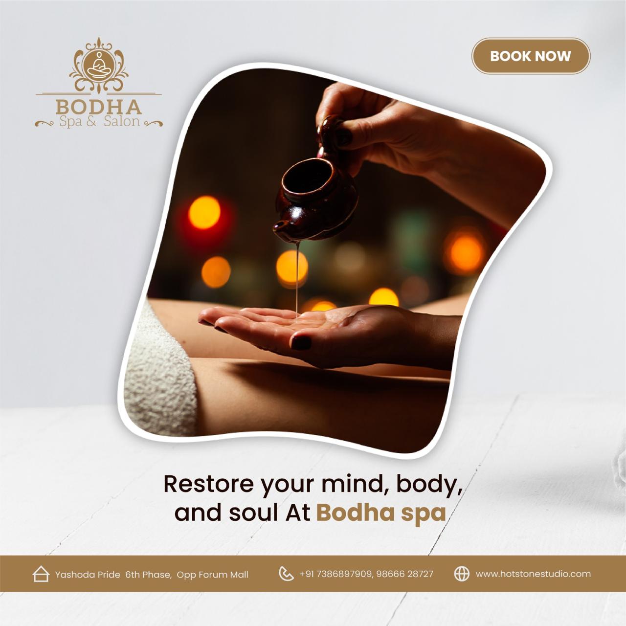 Bodha Spa & Salon Branding project showcase