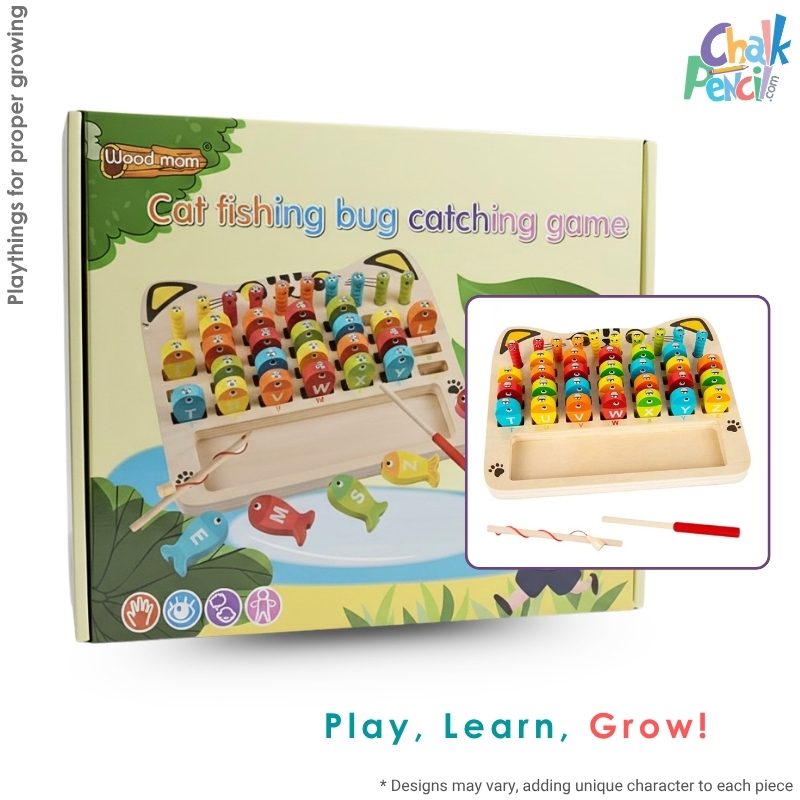 Cat Fishing Bug Catching Game