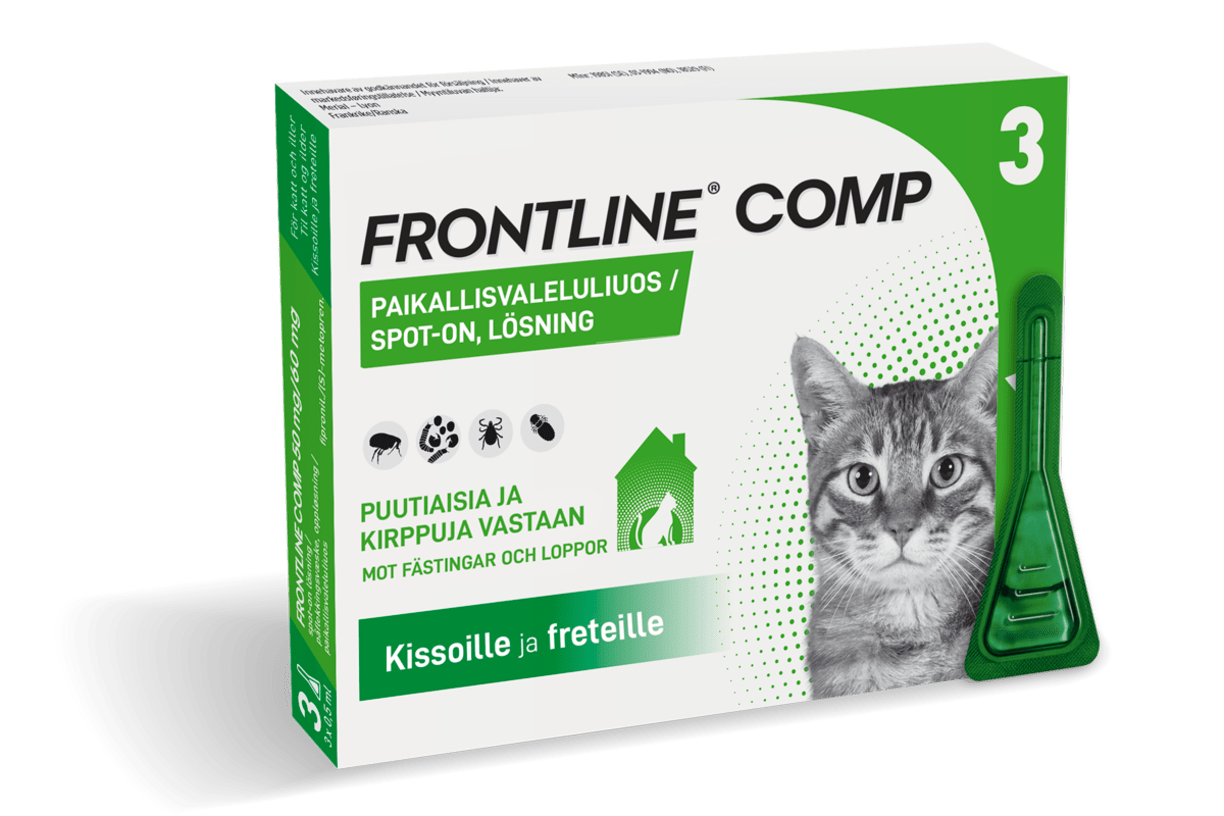 Frontline Comp paikallisvaleluliuos 3 x 0,5 ml