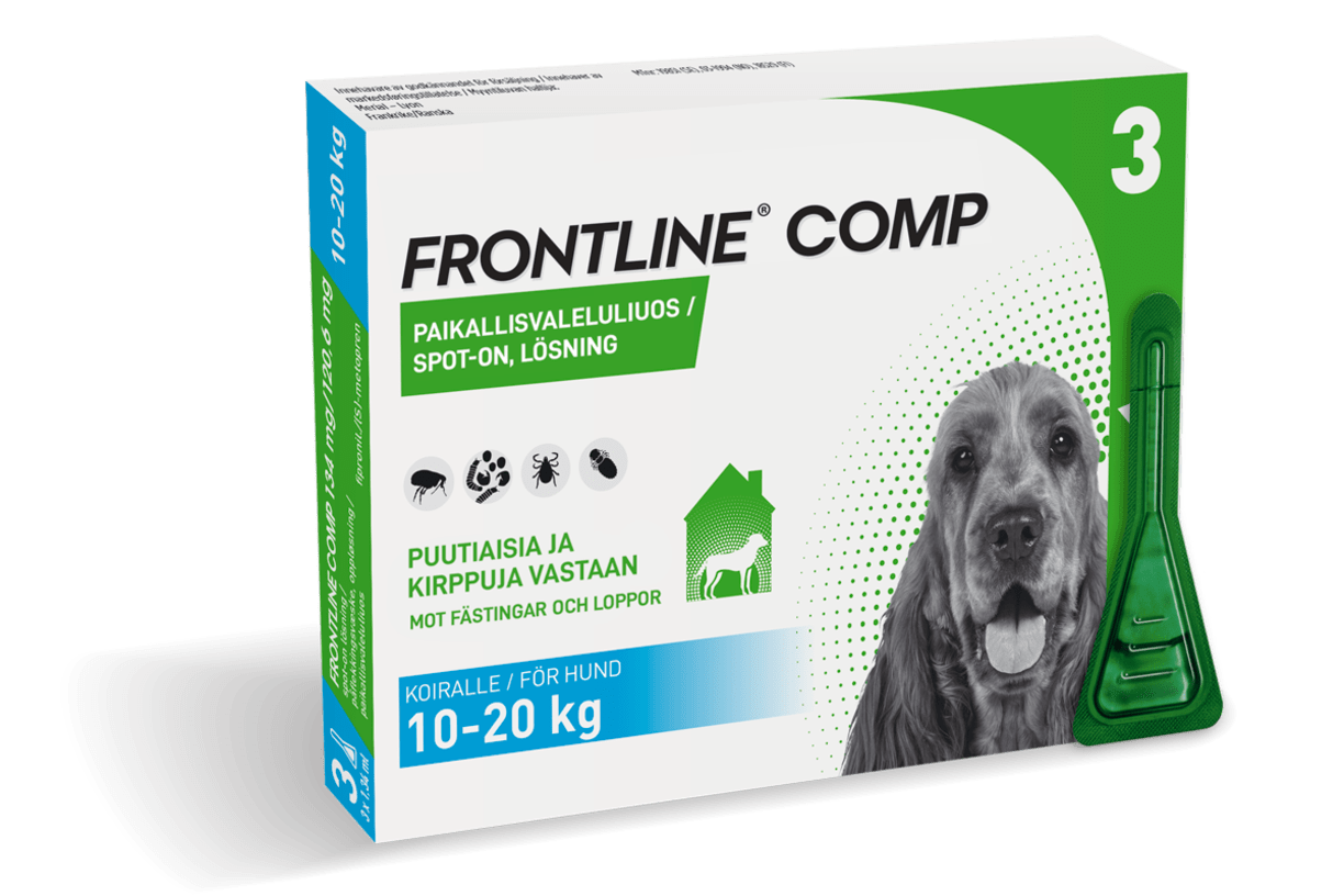 Frontline Comp paikallisvaleluliuos 3 x 1,34 ml