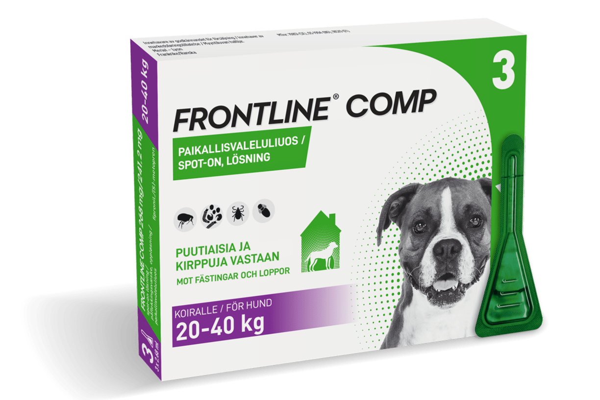 Frontline Comp paikallisvaleluliuos 3 x 2,68 ml