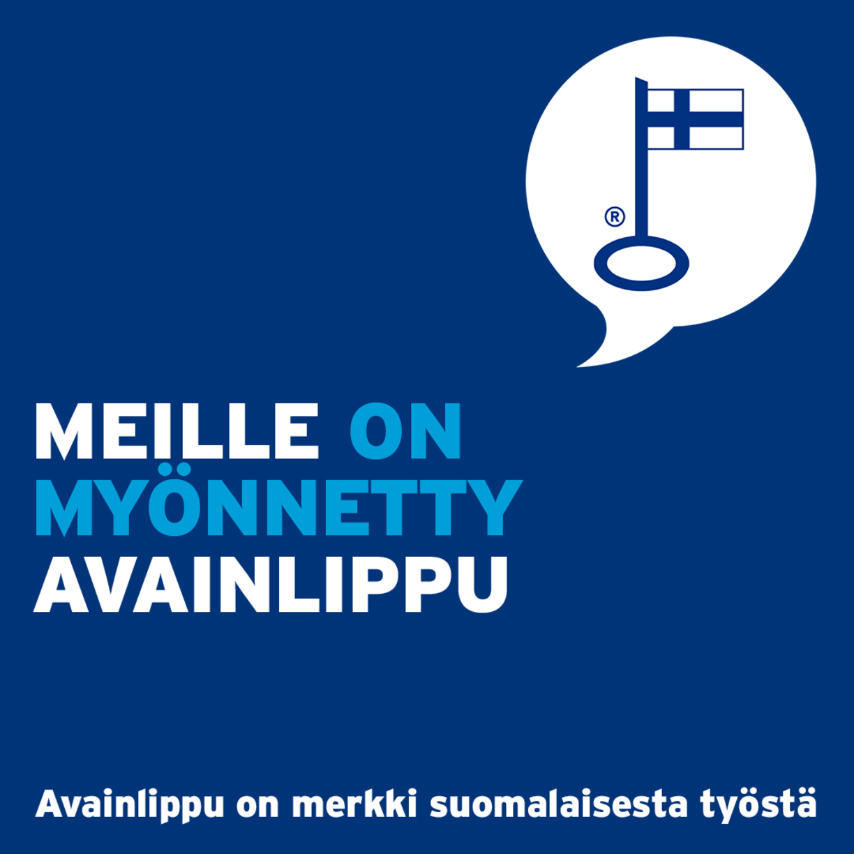 Vetcare_meille on myönnetty avainlippu