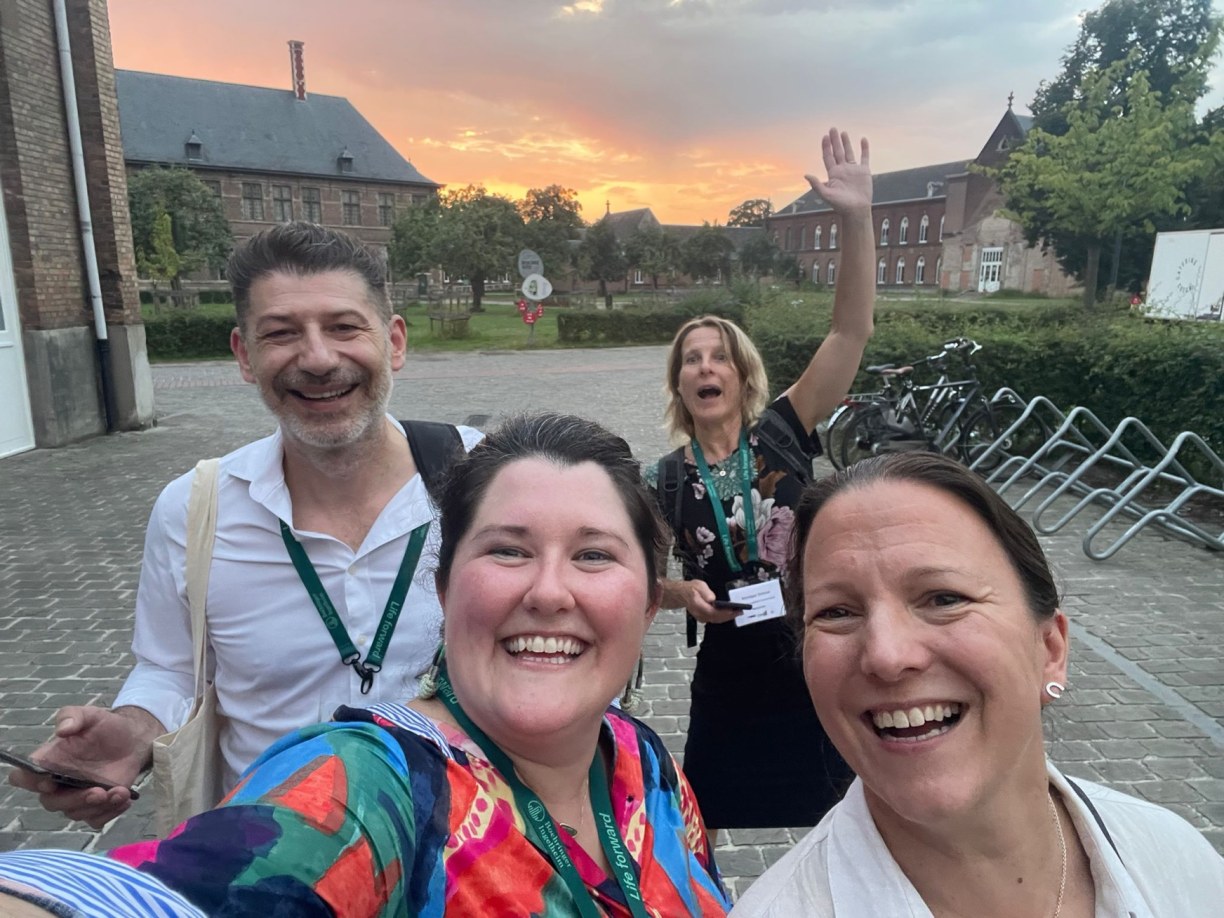 Vetcare and Boehringer Ingelheim people in Ghent during mastitis congress.