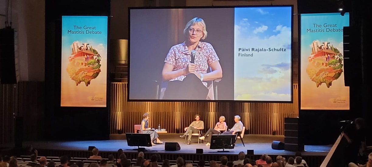 Päivi Rajala Schultz attended great mastitis debate organised by Boehringer Ingelheim 