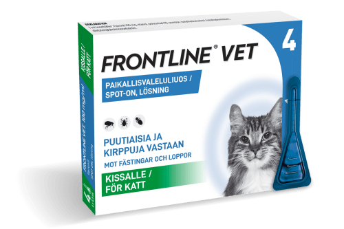 Frontline® Vet 100 mg/ml paikallisvaleluliuos 4 x 0,5 ml