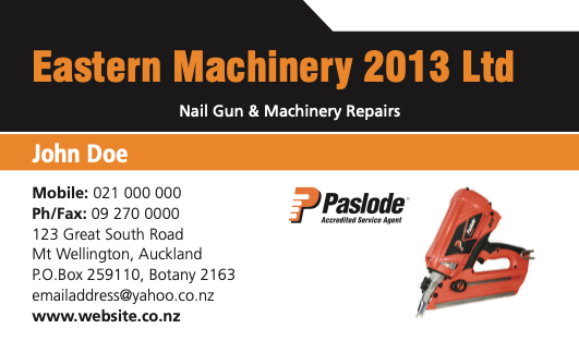 Eastern Machinery 2013 Ltd