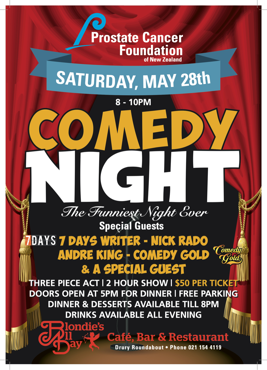 Blondies Comedy Poster