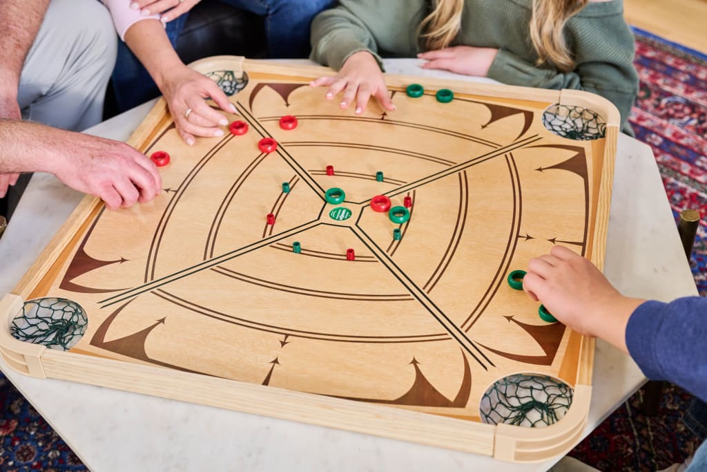 🎉Carom Board with new Gatti set. 🎉🎉🎉Full size