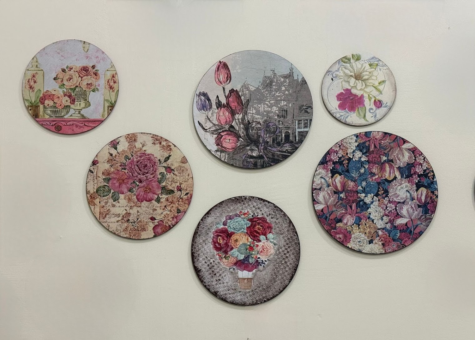 Velvet Garden Wall Collection — handmade decoupage in Qatar