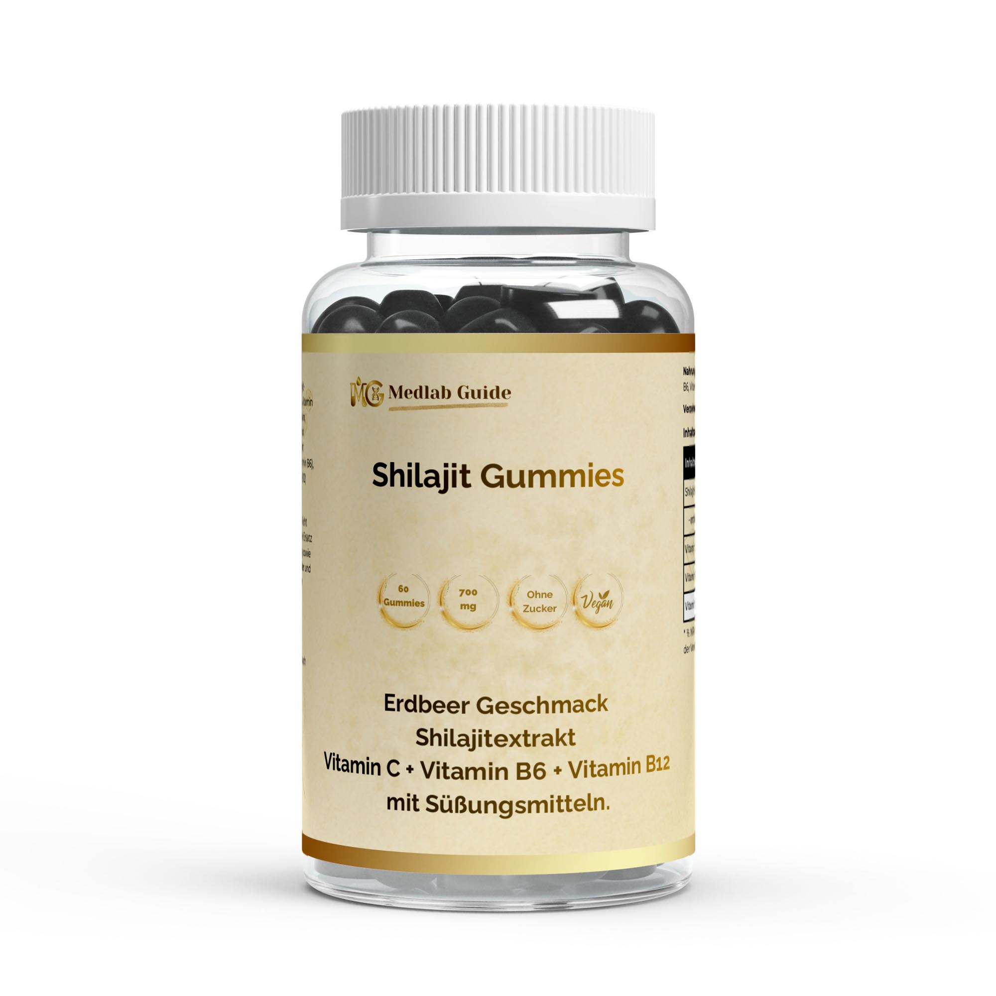 Shilajit Gummies + Vitamin C,B6, B12 - 60 Stk.