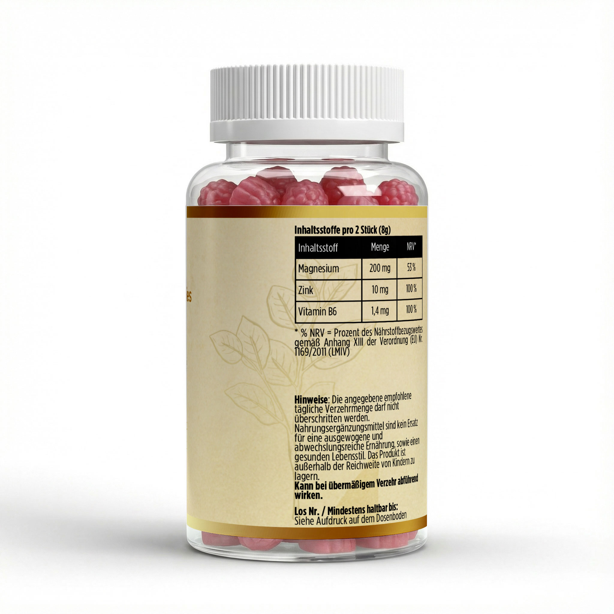 Magnesium + Zink + B6 Gummies - 60 Stk.