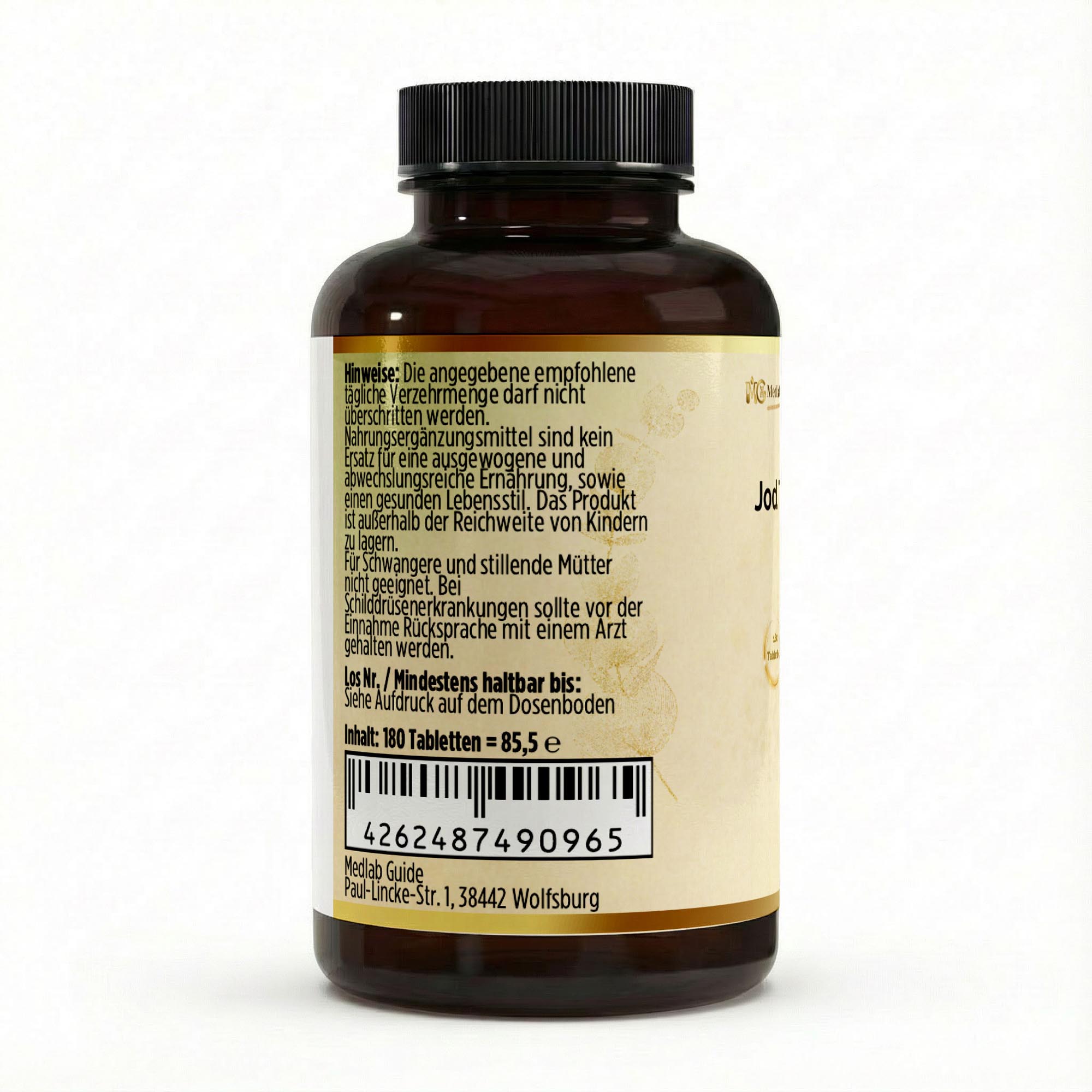 Jod - 180 vegane Tabletten