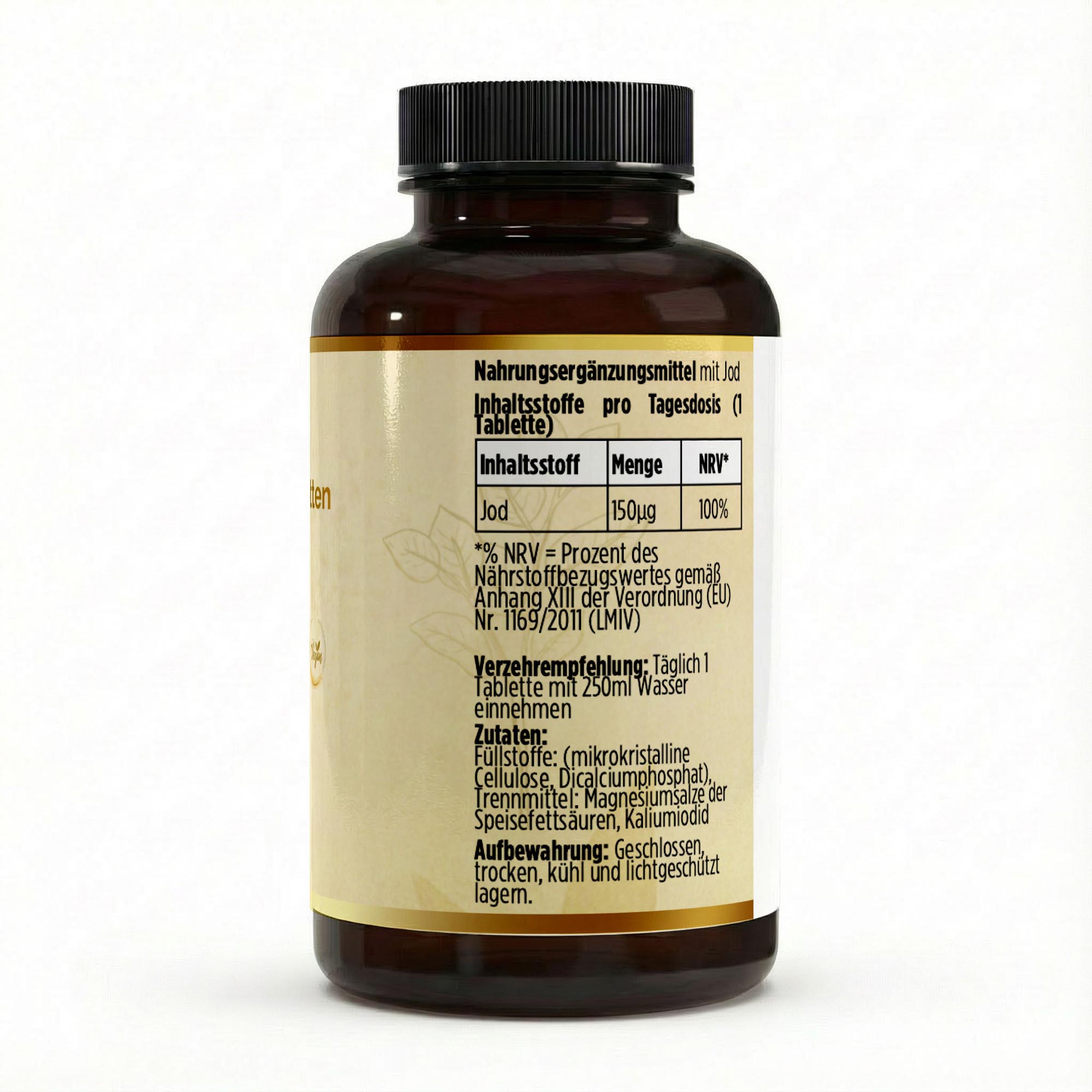 Jod - 180 vegane Tabletten