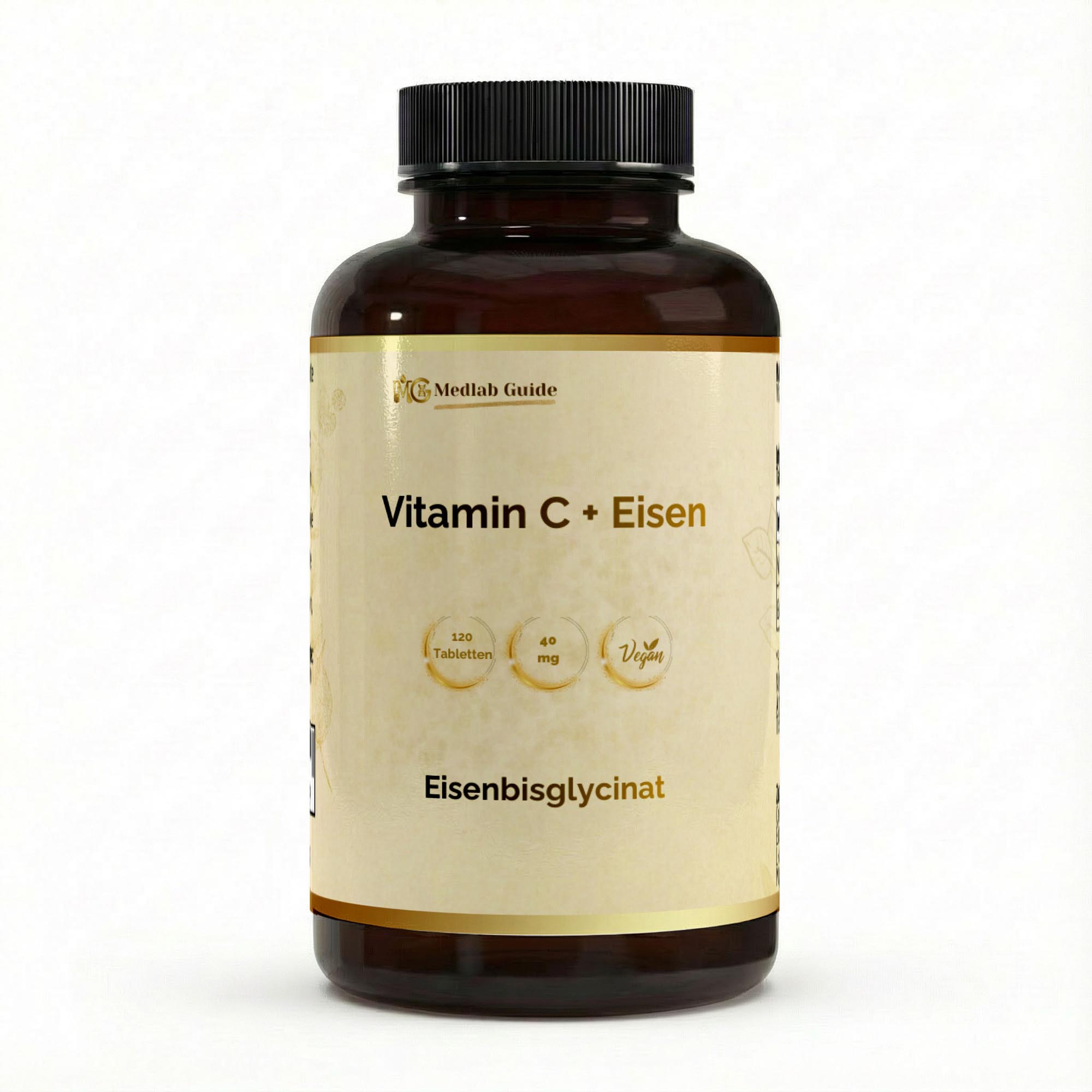 Eisen + Vitamin C - 120 vegane Tabletten