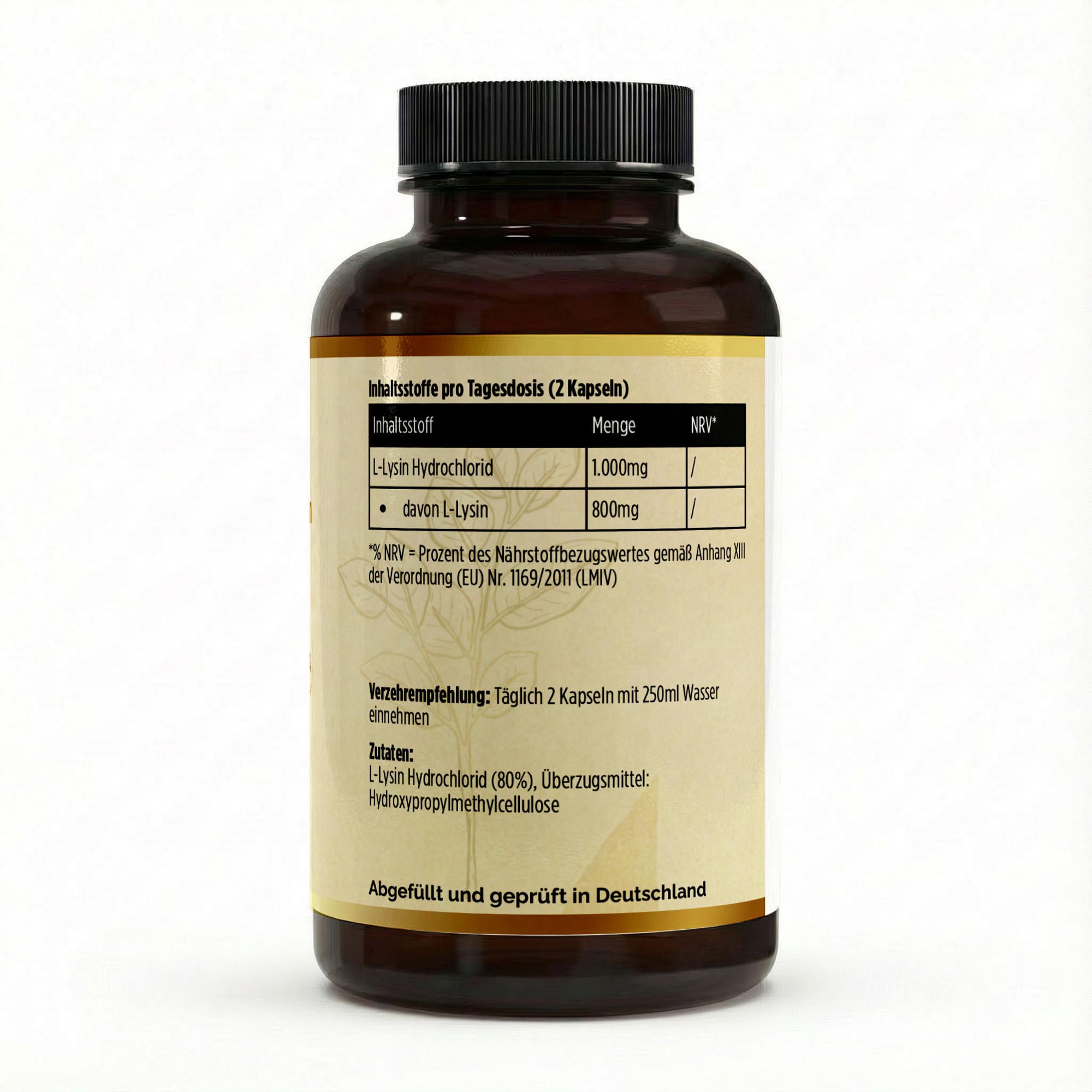 L-Lysin - 100 Kapseln