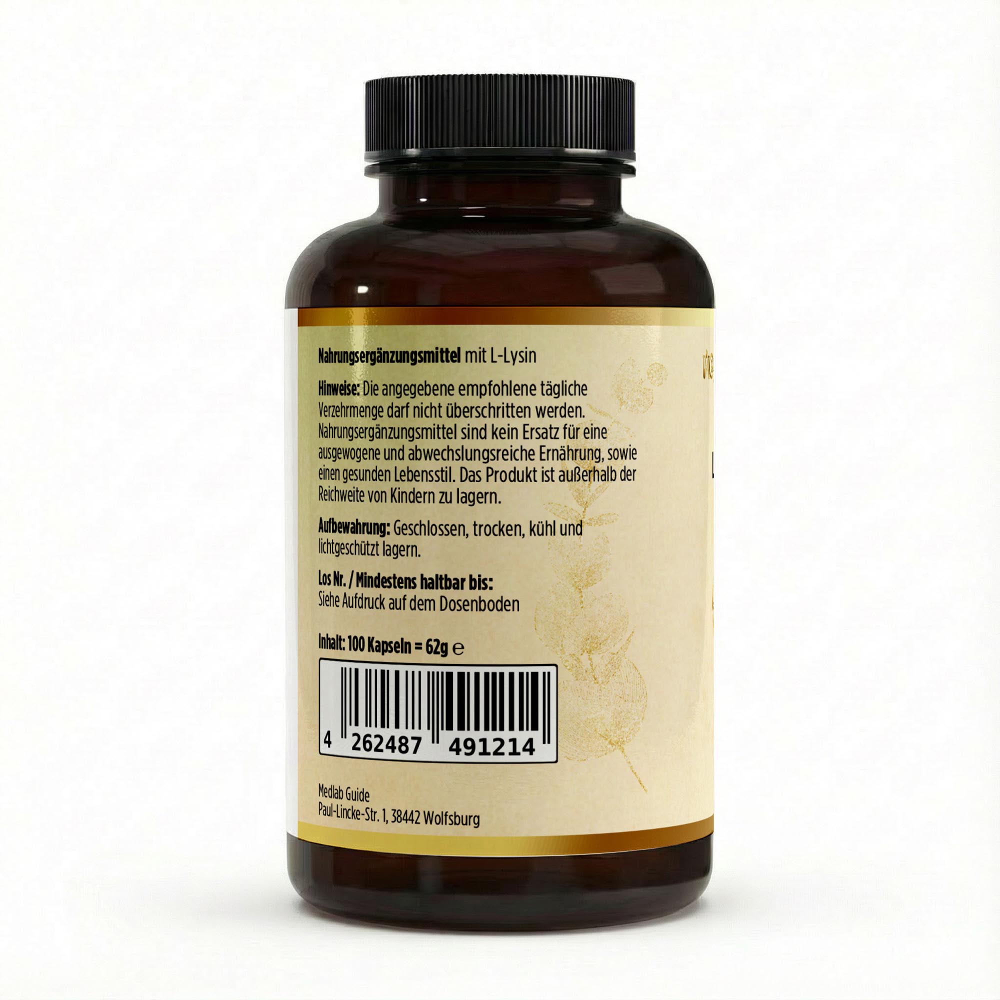 L-Lysin - 100 Kapseln