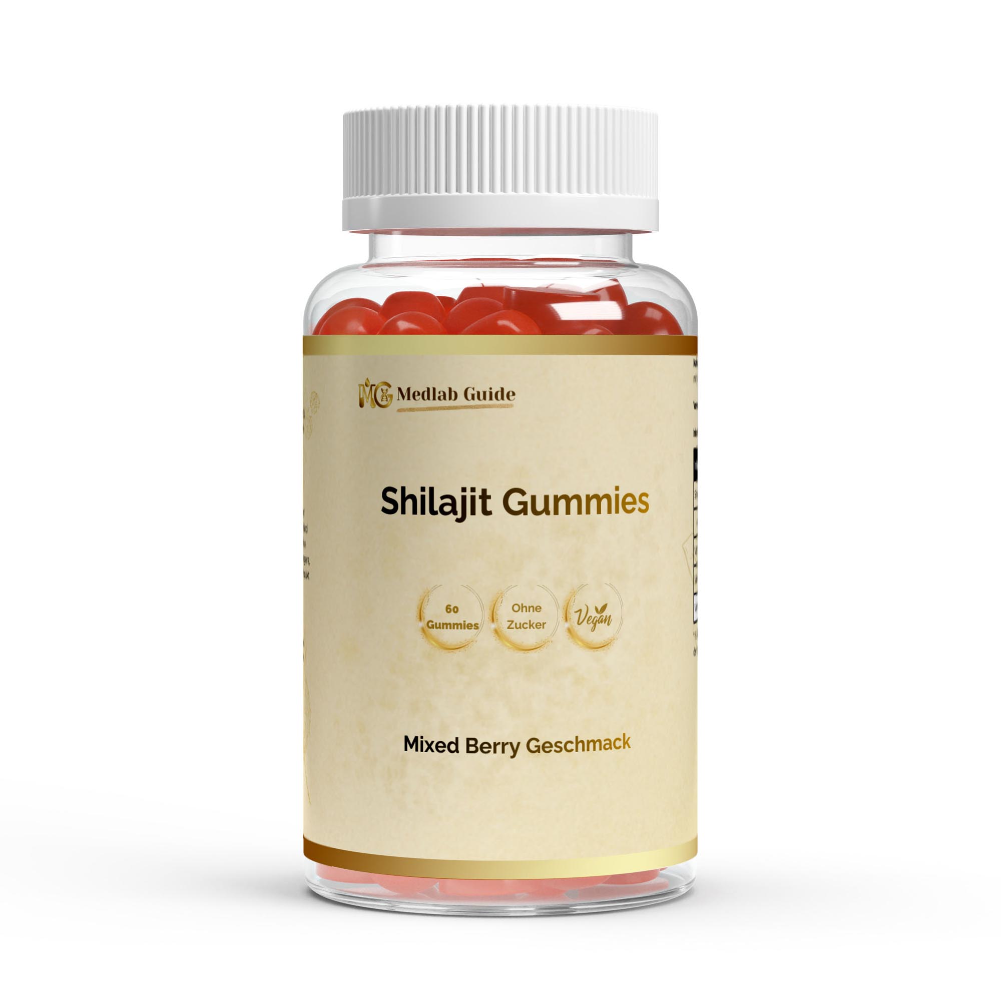 Premium Shilajit Gummies 1000 + Vitamin C,B6, B12 - 60 Stk