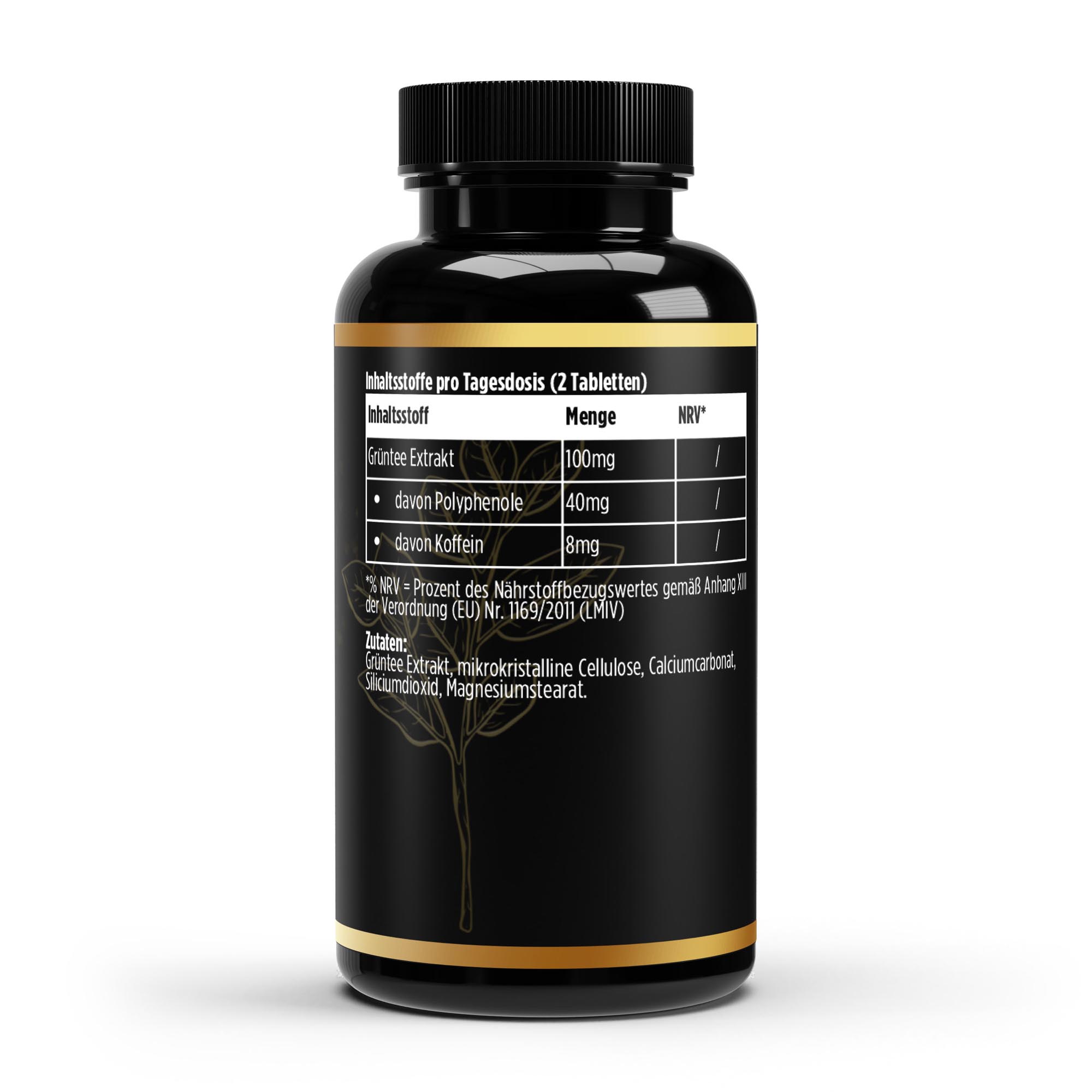 Grüntee Extrakt 40% Polyphenole - 60 Kapseln