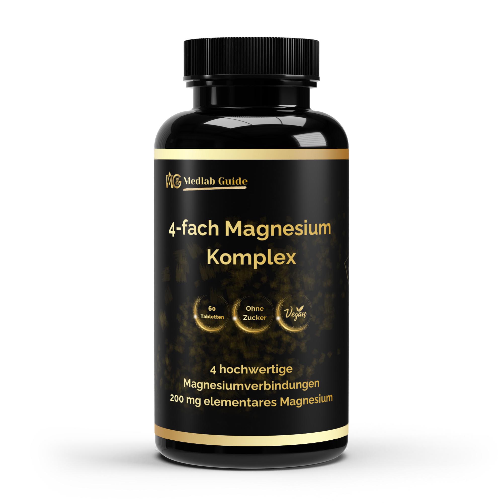 Magnesium 4fach Komplex - 60 vegane Tabletten