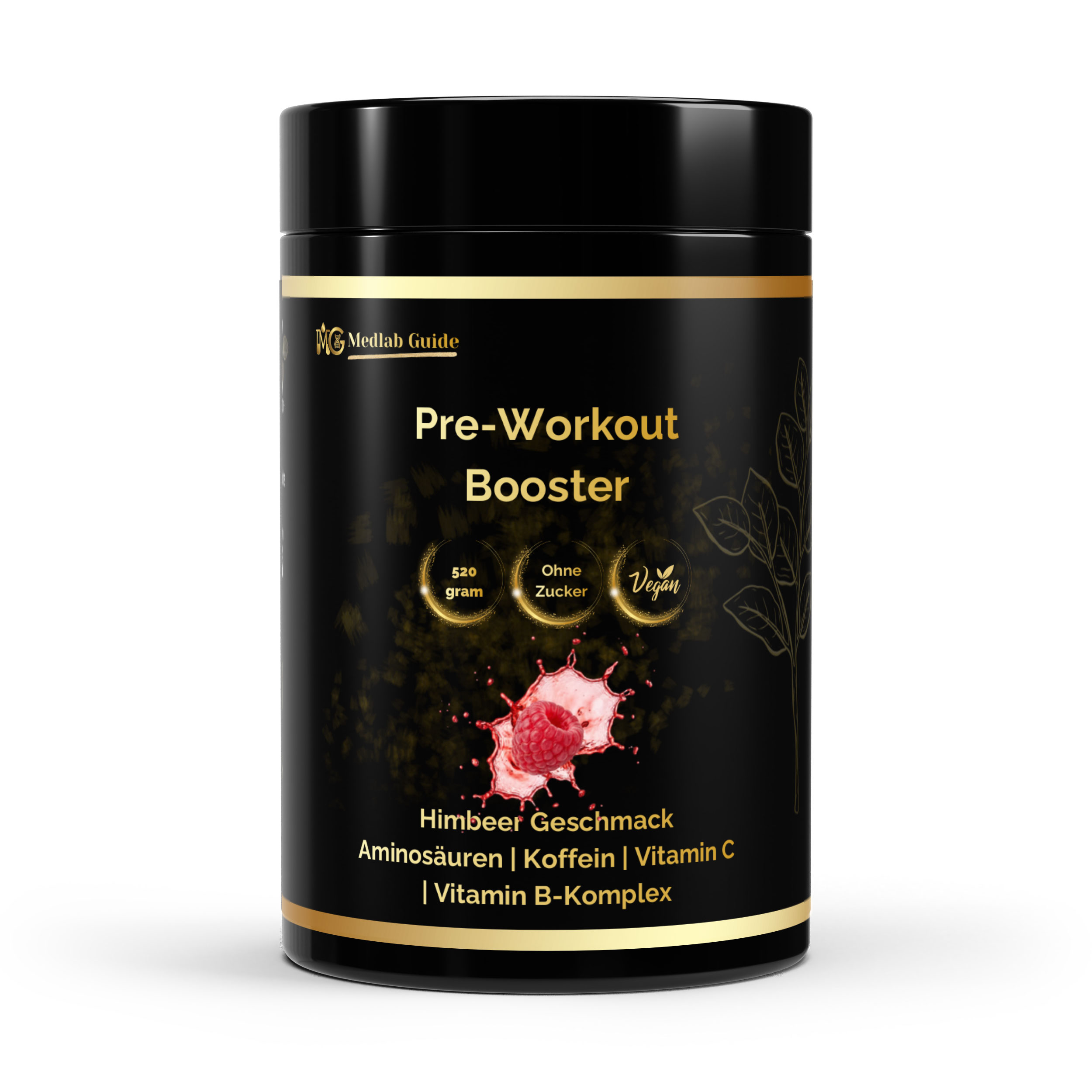 Pre-Workout Booster Himbeere - 520g