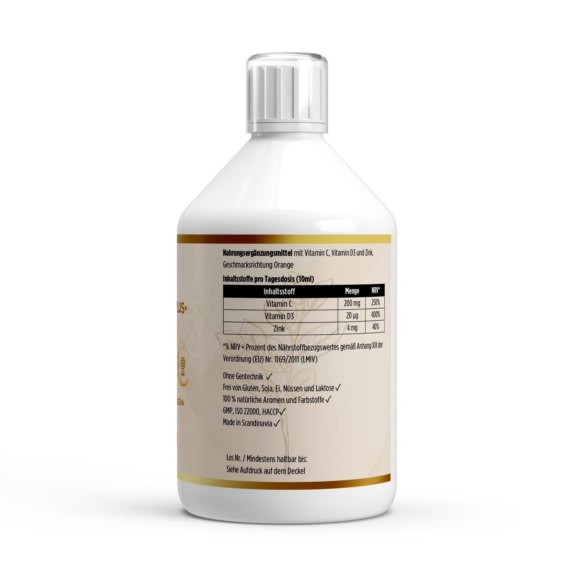 Vita Shield PLUS+ Shots - Fresh Orange - 500ml