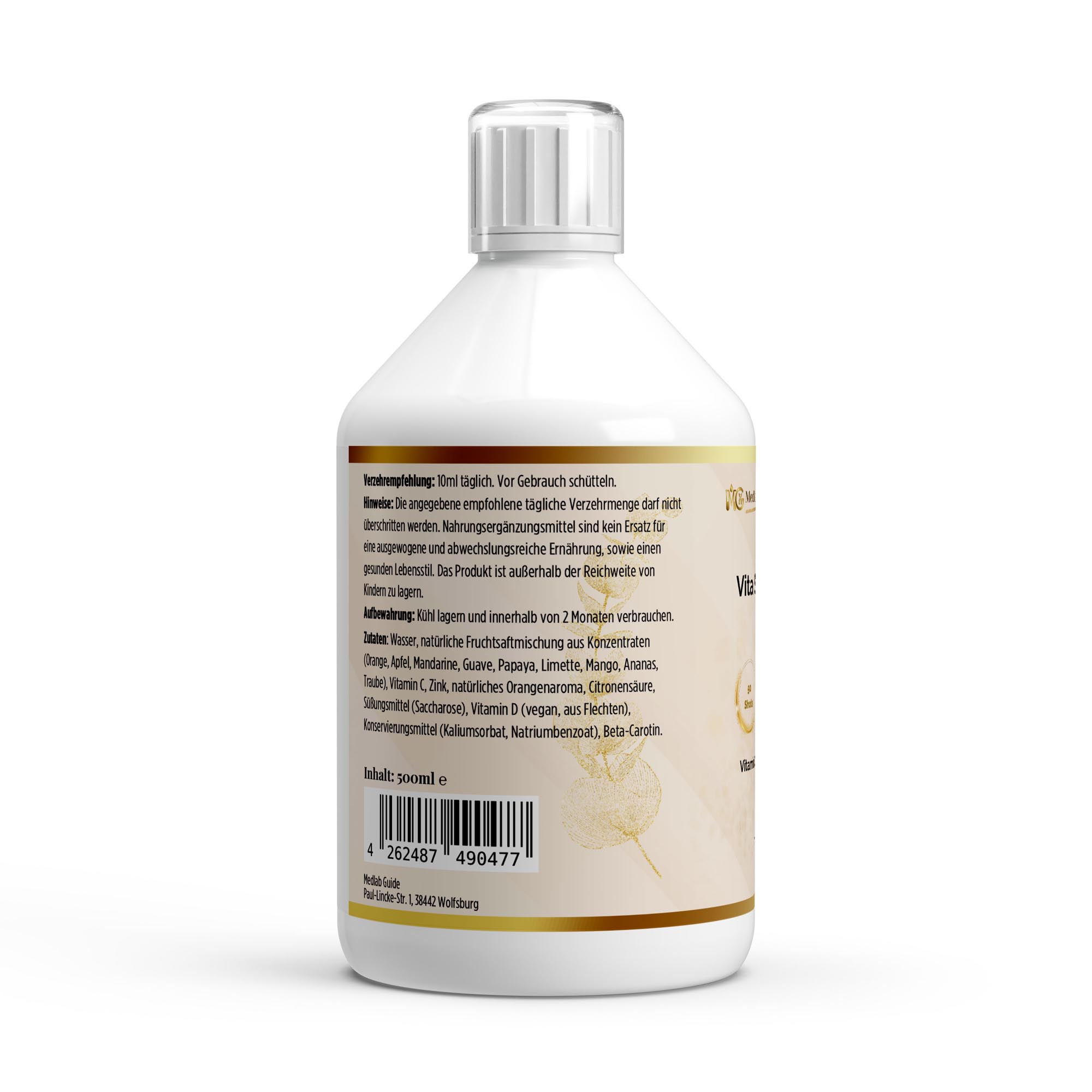 Vita Shield PLUS+ Shots - Fresh Orange - 500ml