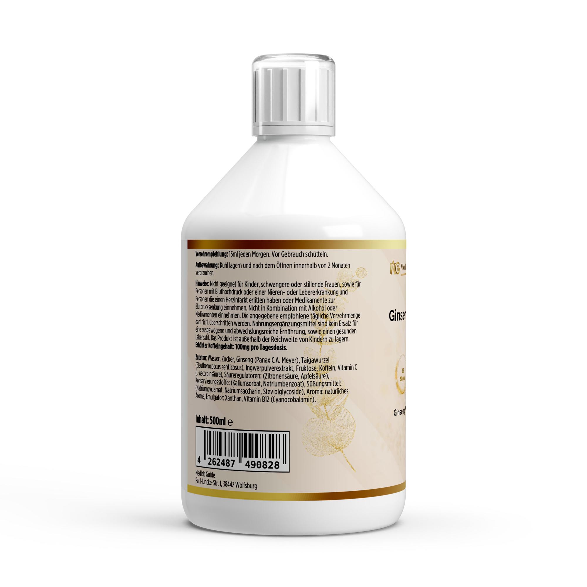 Ginseng Power Plus+ - 33 Shots - 500ml