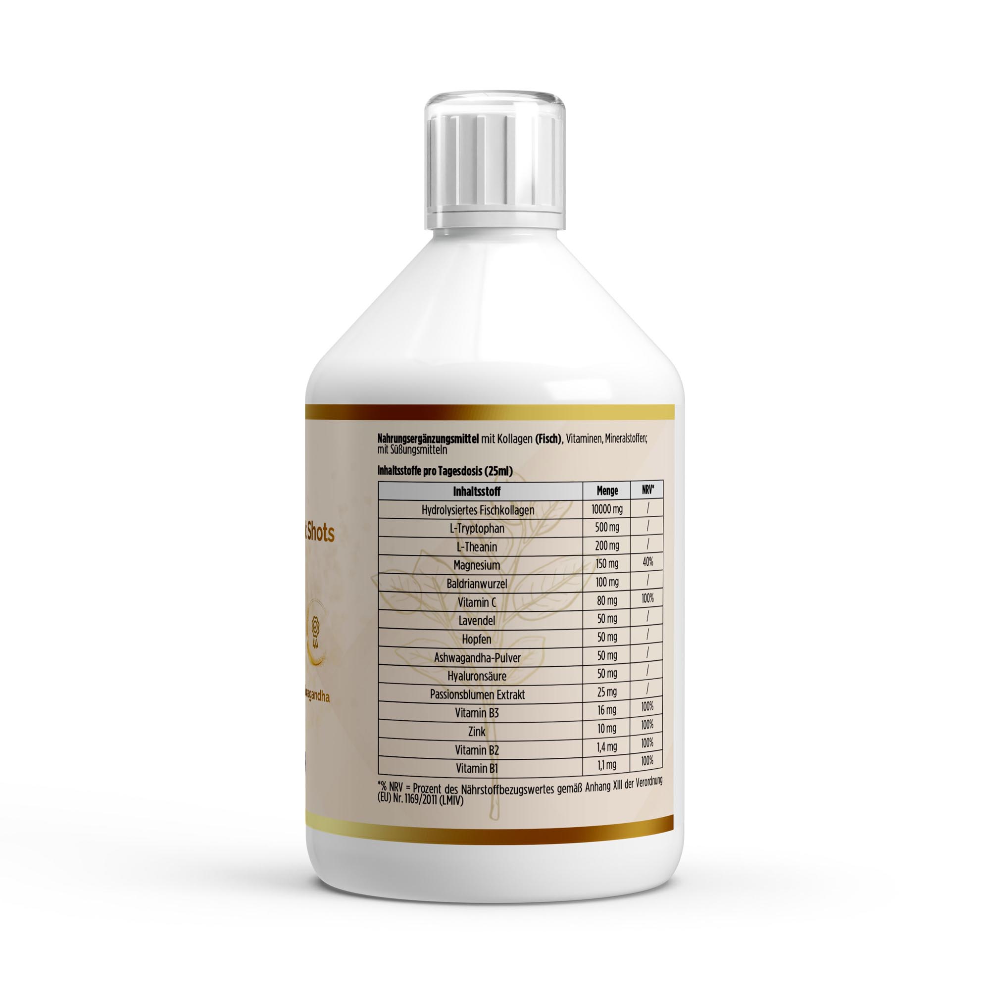 Kollagen Night Plus+ (1500 DA) Shots - 500ml