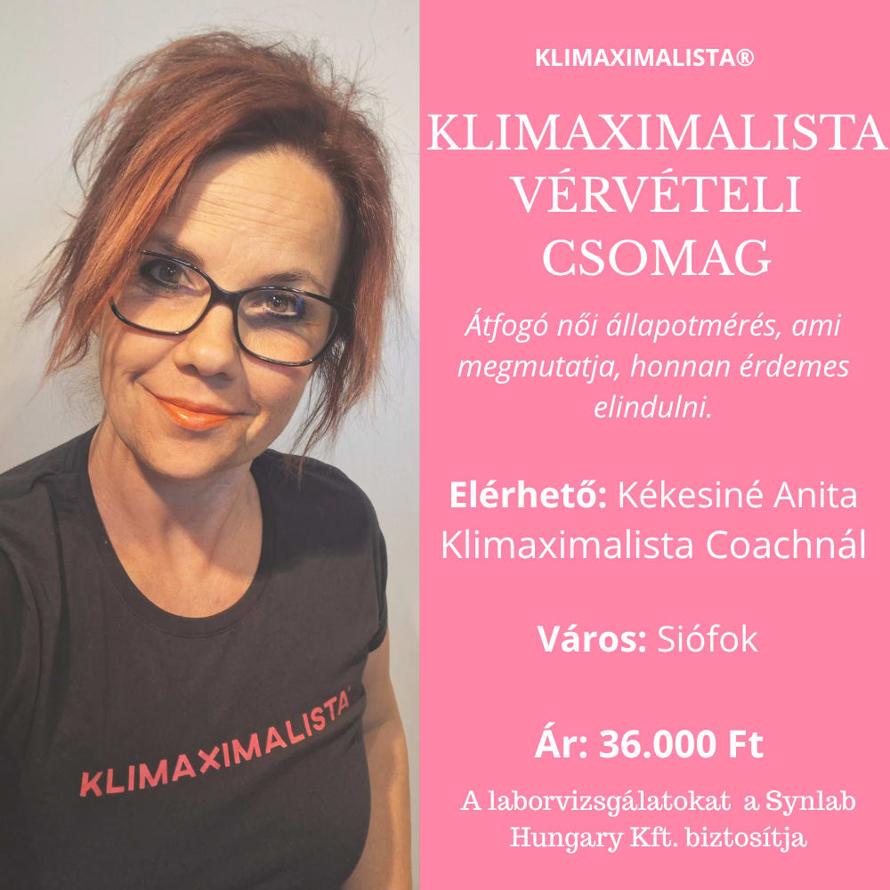 Synlab – Menopauza Vérvételi Csomag