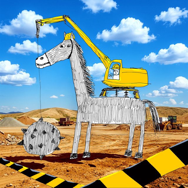 Cavalli Mongoli - Cantiere