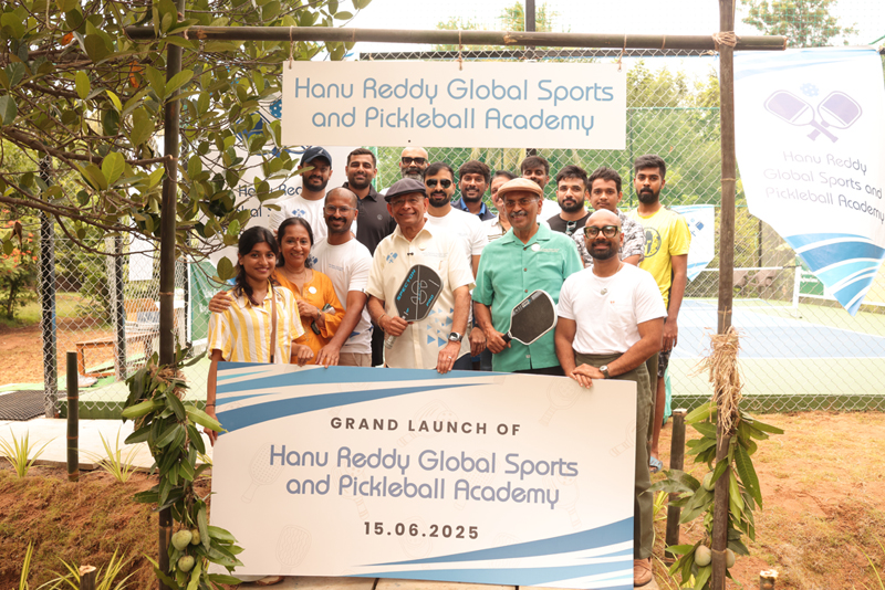 Hanu Reddy Global Sports & Pickleball Academy Launches at Raghava Farms to Promote Wellness and Community Sports