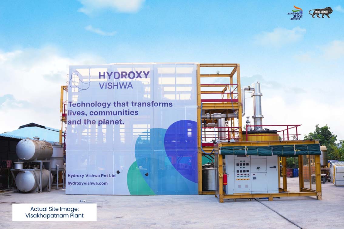 Hydroxy Vishwa Unveils Patented Technology to Convert Plastic Waste into Automotive-Grade Fuel