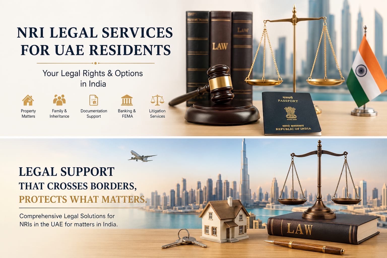 NRI Legal Services for UAE Residents: Key Legal Challenges Indians Face While Managing Affairs in India