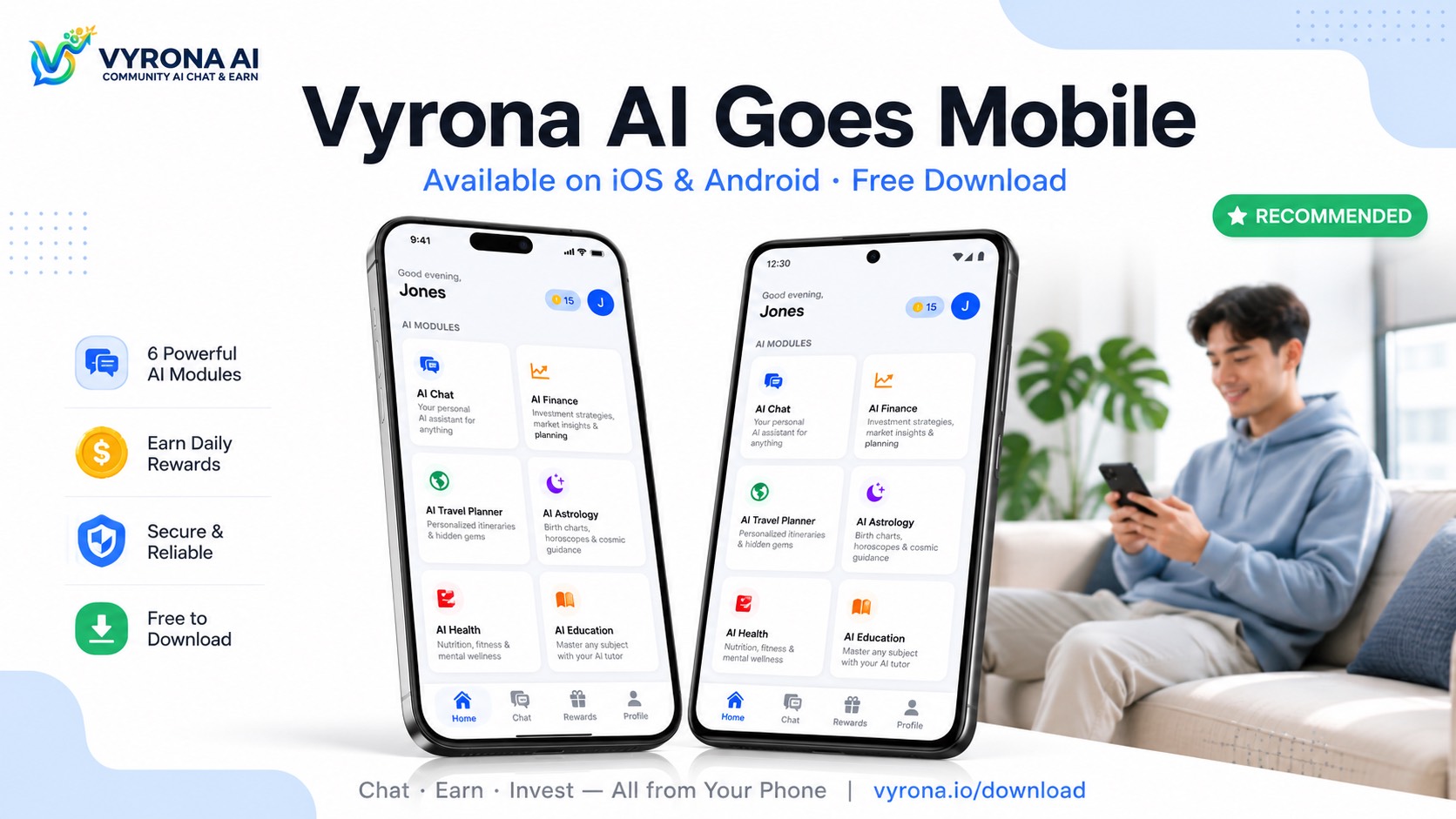 Vyrona AI Expands Its Ecosystem with Native Mobile Apps for iOS and Android — Detail photograph 1