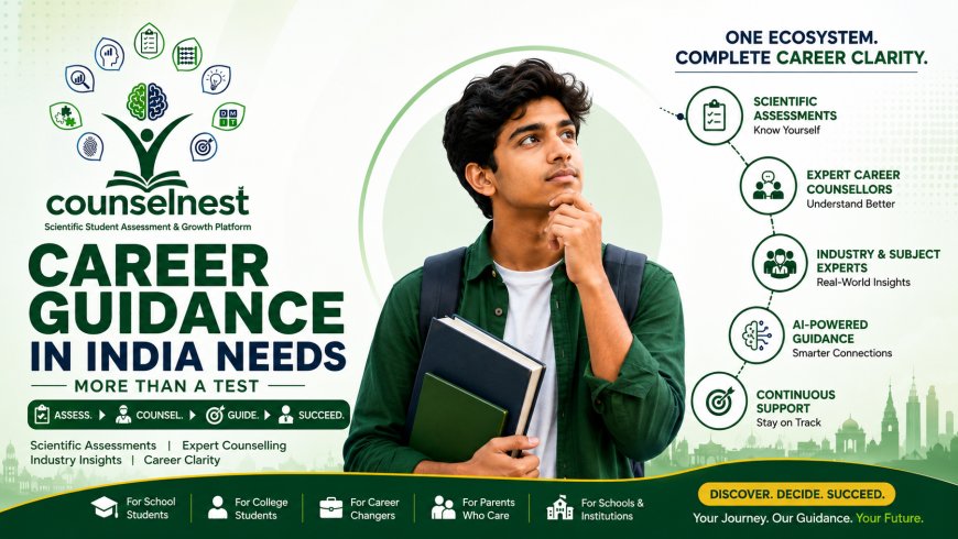 Career Guidance in India: How CounselNest Is Transforming Career Guidance Beyond Tests and Generic Counselling — Detail photograph 1