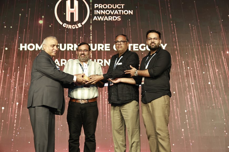 Furniselan Bags H-Circle Award 2026 for Best Product Design Innovation in the Furniture Category at HGH India 2026, Mumbai — Detail photograph 1