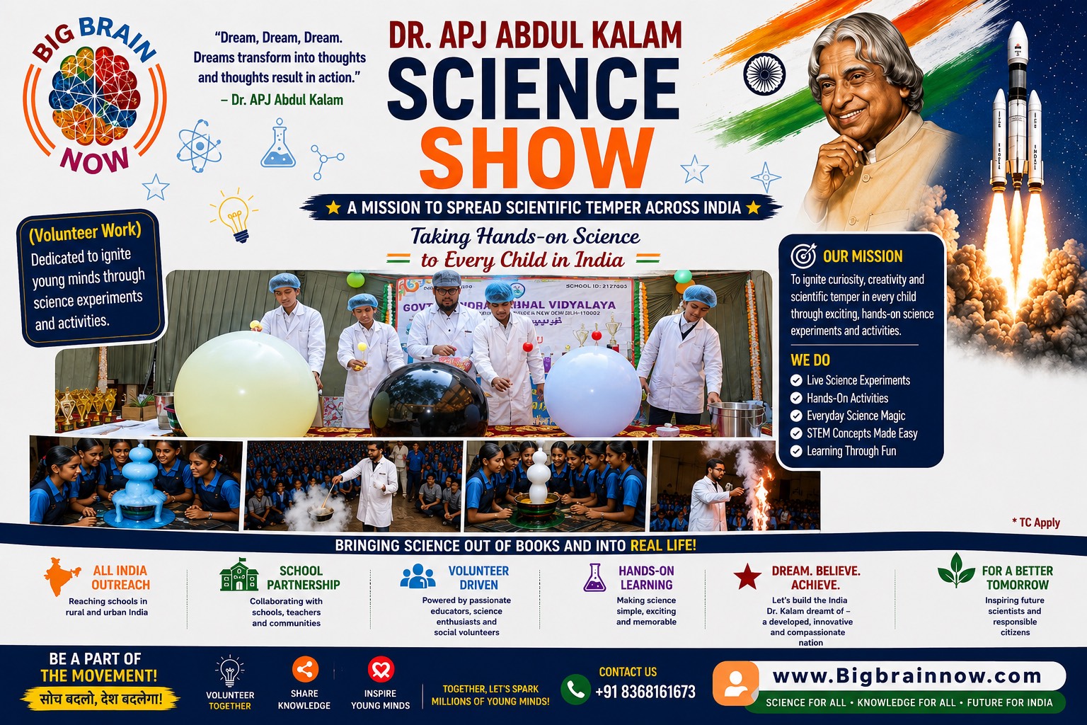 Asif – The Science Magician Launches All India Volunteer Science Show to Make Science Experiential for Children