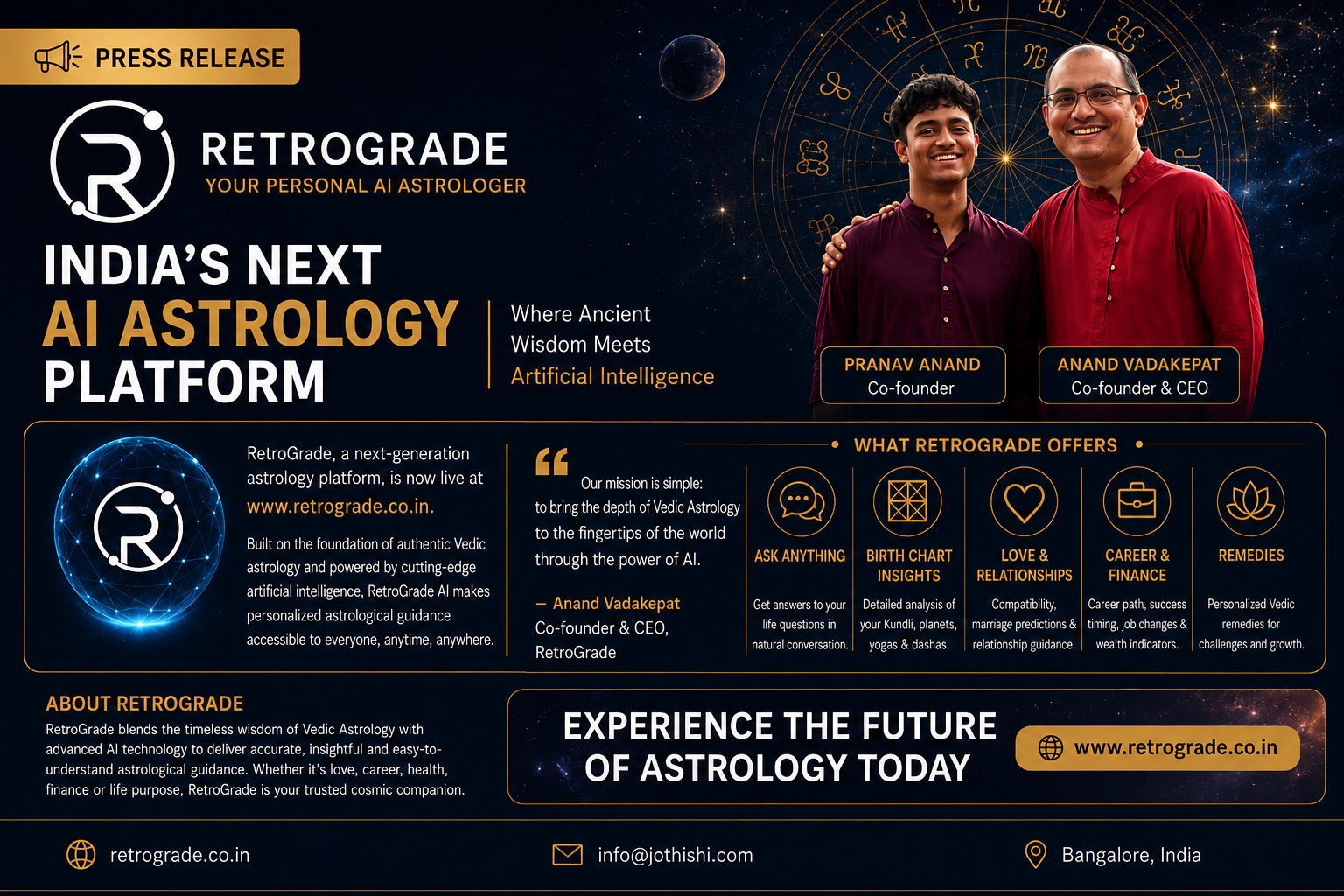 RetroGrade: Bringing Vedic Astrology Into the Digital Age Through AI