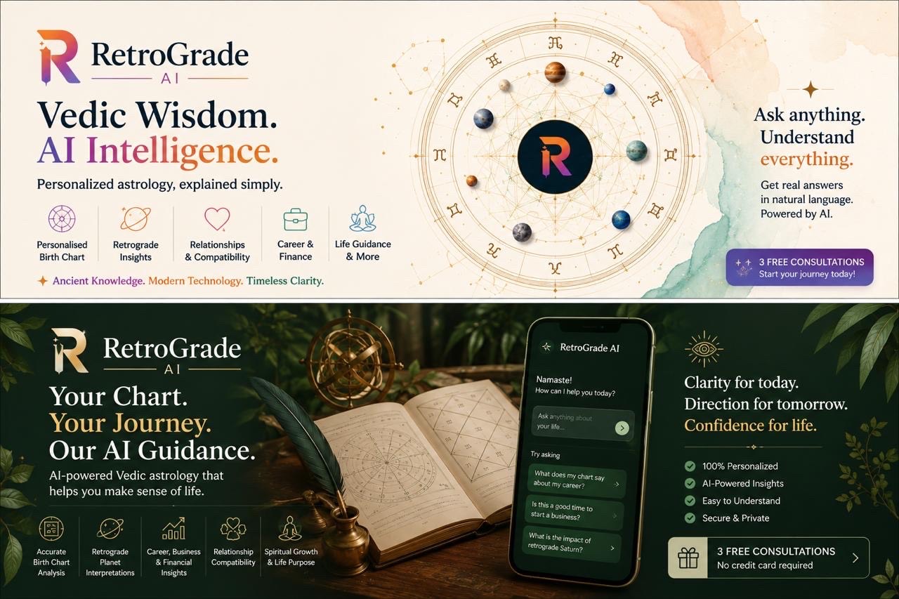 RetroGrade: Bringing Vedic Astrology Into the Digital Age Through AI — Detail photograph 1