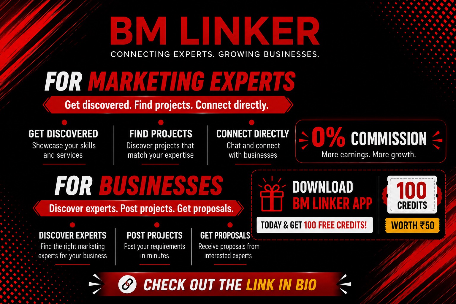 BM Linker: India’s Marketplace for Marketing Experts & Businesses