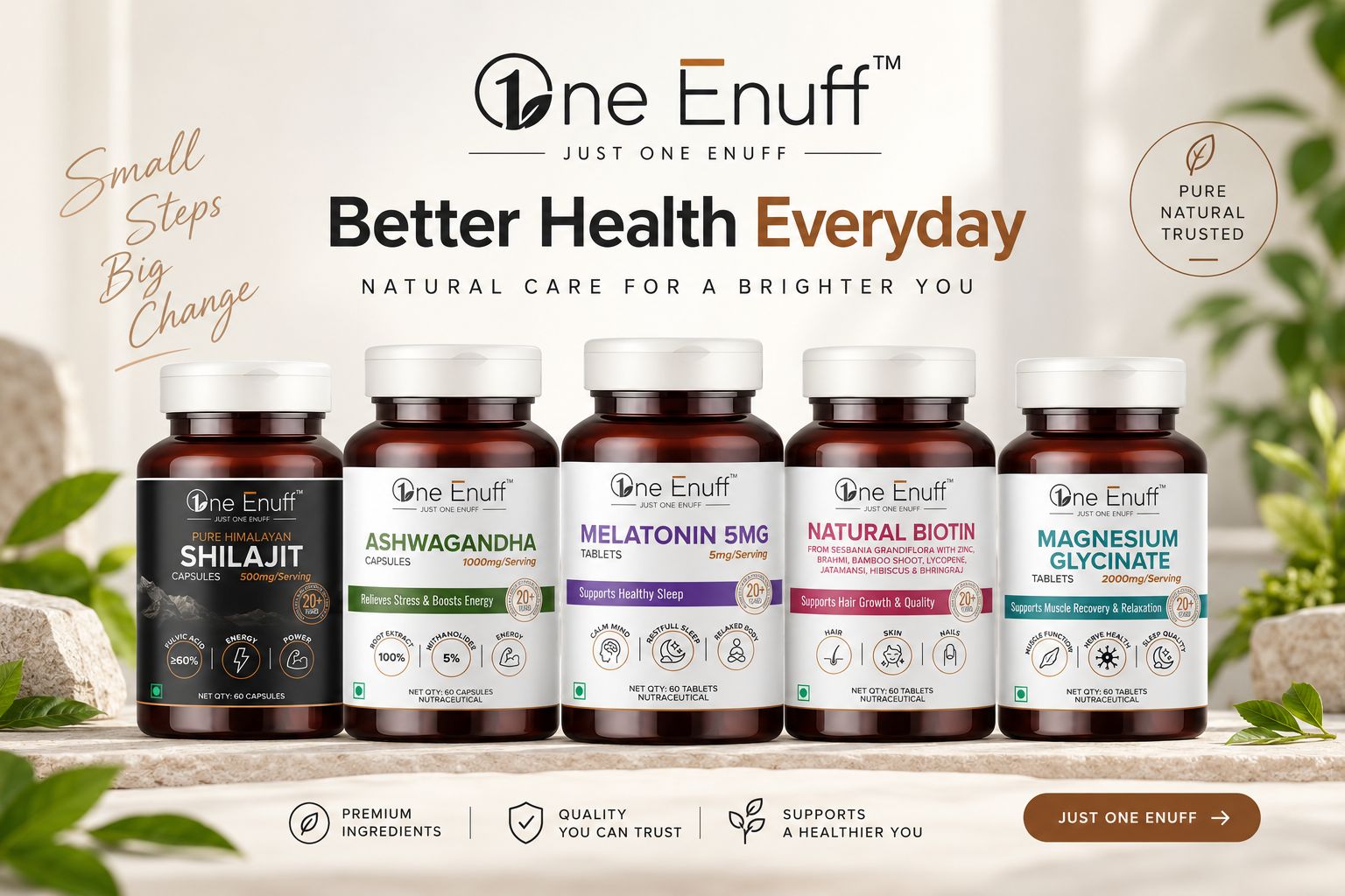 ONE ENUFF: Setting a New Standard for Transparent Ayurvedic and Nutraceutical Wellness