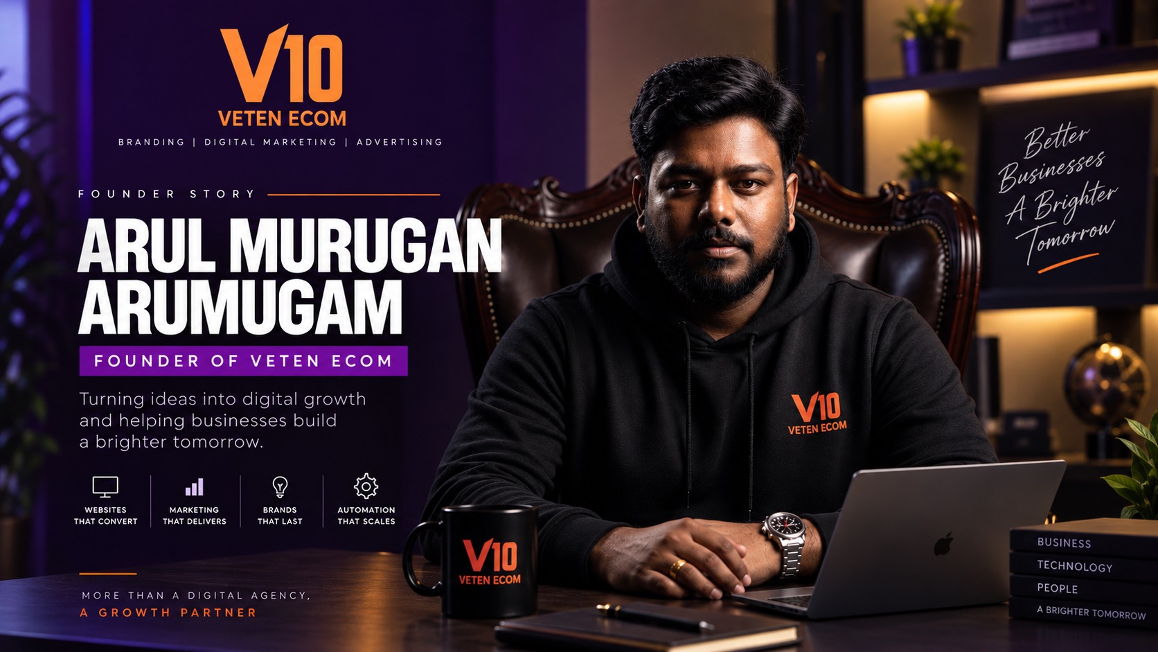 Veten Ecom: How Arul Murugan Arumugam Is Building a Digital Growth Partner for Modern Businesses