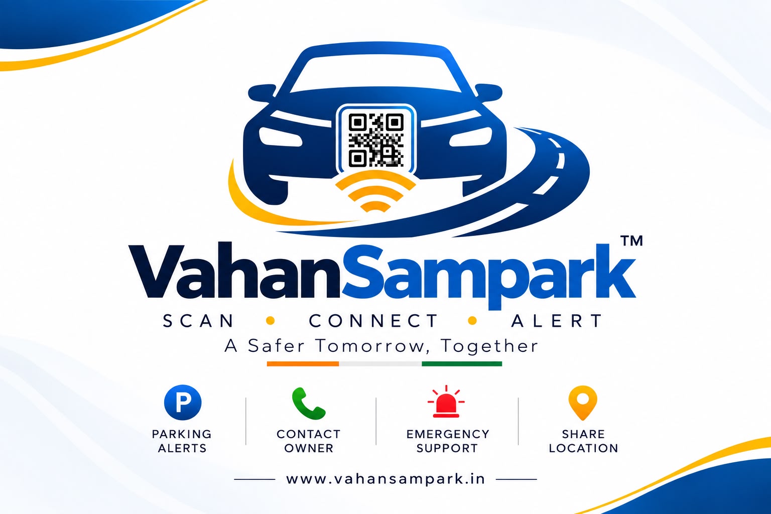VahanSampark: The Smart QR Vehicle Tag Making Parking, Emergency and Vehicle Alerts Easier