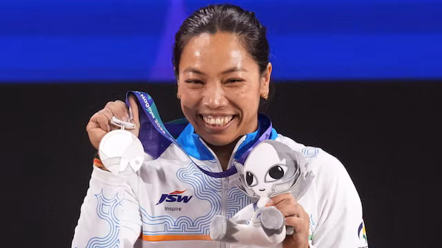 Asian Games 2026 Day 5: Mirabai Chanu Wins Silver, Manu Bhaker Misses Medal as India Adds to Tally