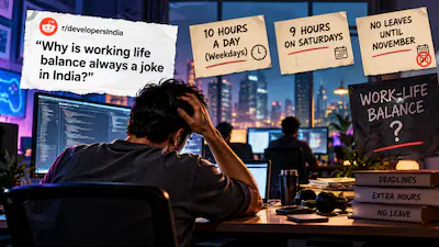 Bengaluru Gaming Company Employee Claims 10-Hour Workdays and Leave Restrictions, Sparks Online Debate