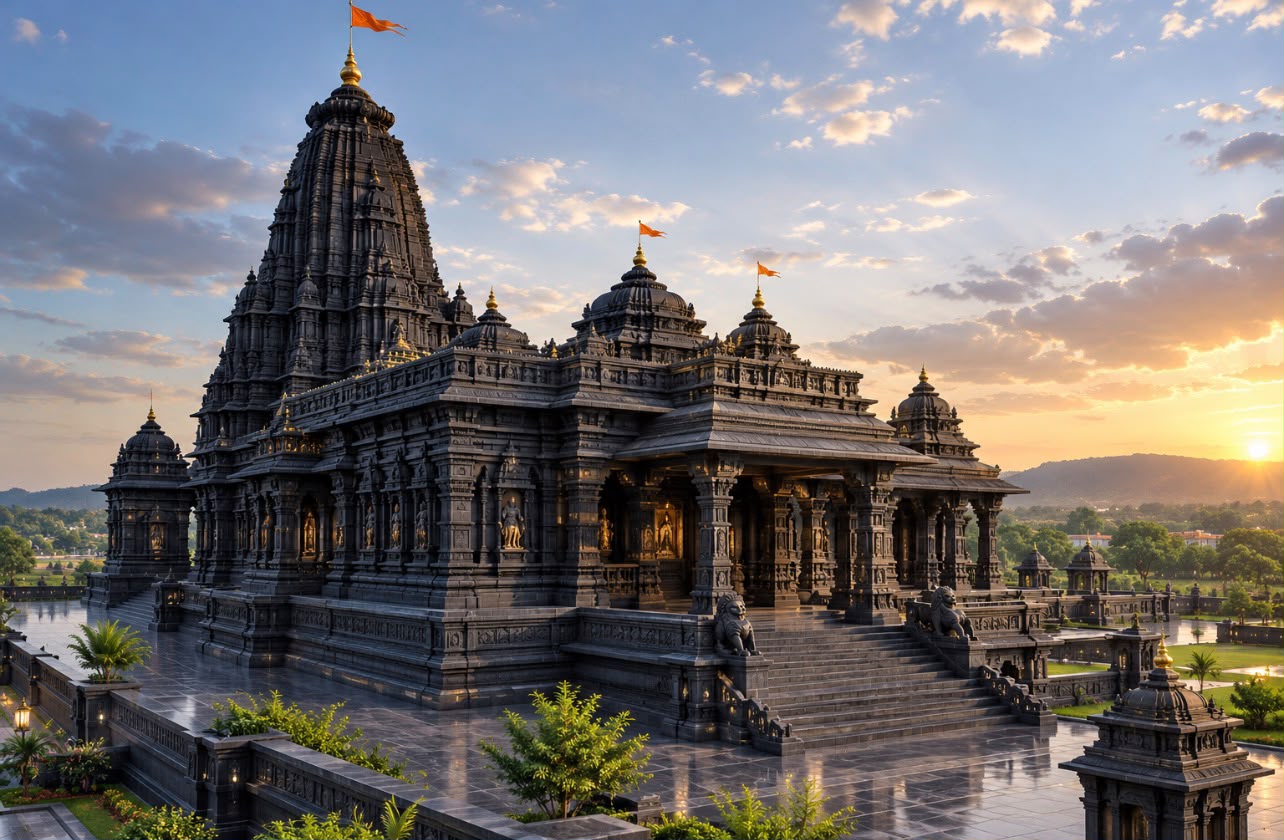 BMB Temple Construction: Preserving India’s Temple Heritage Through Traditional Craftsmanship and Modern Building Techniques — Detail photograph 2