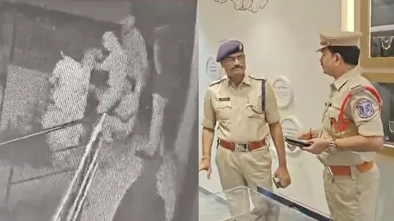 Hyderabad Jewellery Store Robbery: Seven-Member Gang Caught on CCTV, ₹2 Crore Loss Suspected