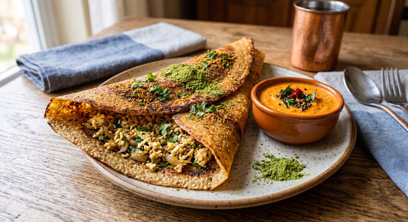 Quinoa Paneer Dosa: A Crispy, Protein-Rich Breakfast Option to Try at Home